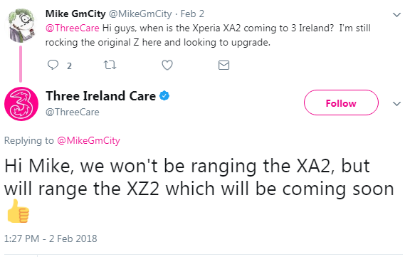 Sony-Xperia-XZ2-Three-Ireland
